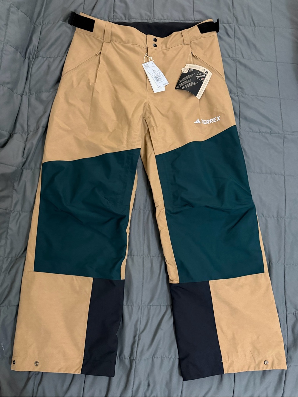 Adidas Terrex Xperior 2 layer luned Gore-Tex pant size L (JN3088).